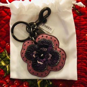 Coach Flower Bag Charm